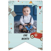 Race Car Motor Monatlicher Foto Banner Jagen (Zweite Fahne)