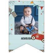 Race Car Motor Monatlicher Foto Banner Jagen (Erste Fahne)