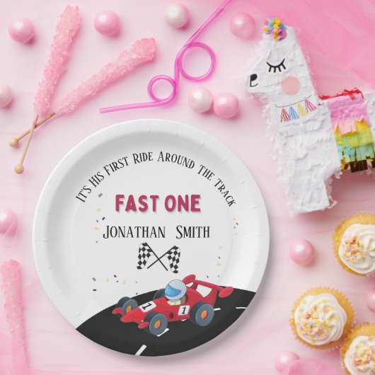 Race Car Pappteller (Party)