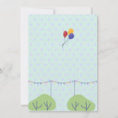 Race Car Racing Kindermädchen Einladung zum Geburt (Rückseite)