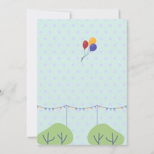 Race Car Racing Kindermädchen Einladung zum Geburt (Rückseite)