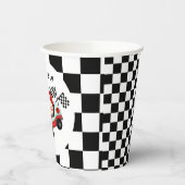 Race Car Racing Kindertheater Pappbecher (Links)