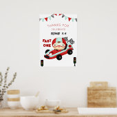 Race Car Racing Kindertheater Poster (Küche)