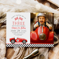 Race Car Red Racing Boy 3. Geburtstag Foto