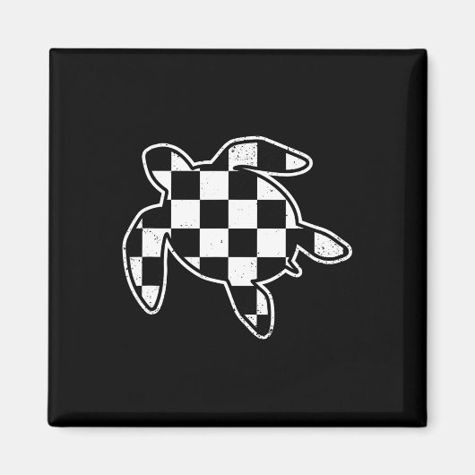 Race Car Retro Game Magnet (Vorne)