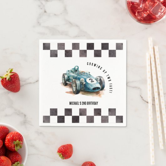 Race Car Serviette (Beispiel)