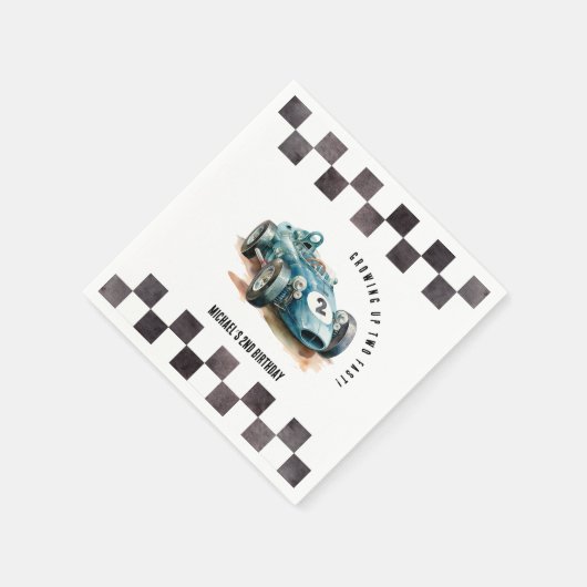 Race Car Serviette (Ecke)