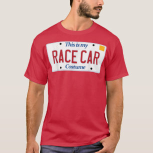 Race Car t-shirt; generic costume tshirt silly Hal