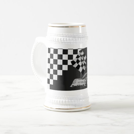Race Car Tasse (Vorderseite Links)
