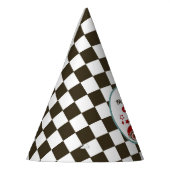 Race Car Thema Begrüßungszeichen Partyhütchen (Links)