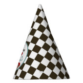 Race Car Thema Begrüßungszeichen Partyhütchen (Rechts)