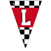 Race Car Thema Party Boy Birthday Wimpelkette (Erste Fahne)