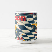 Race Car Themed Coffee Mug Kaffeetasse (Mittel)