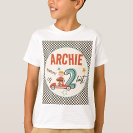Race Car Themed Kids T - Shirt