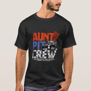 Race Car ThemenBirthday Party Geschenk Tante Pit C T-Shirt
