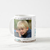 Race Car "TWO Fast" Geburtstagsgeschenk Tasse (Vorderseite Links)