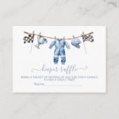 Race Car Wäscheleine Windeleine Raffekarte Begleitkarte (Vorderseite)