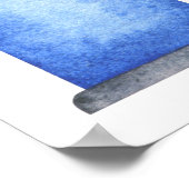 Race Car Welcome Baby Dusche Poster (Ecke)