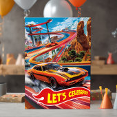 Race Cars Einladung zum Geburtstag
