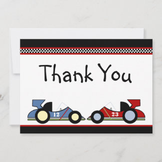 Race Cars Kinderdusche/GeburtstagEinladung Einladung