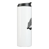 Race Cars Silver Personal Thermosbecher (Nach links gedreht)