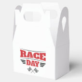 Race Day Checkered Flag Car Racing Geschenkschachtel (Geöffnet)