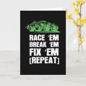 Race Em Brake Em Model Karte (Gelbe Blume)