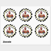 Race Fans Personalisiert Geburtstagsparty Sticker (Blatt)