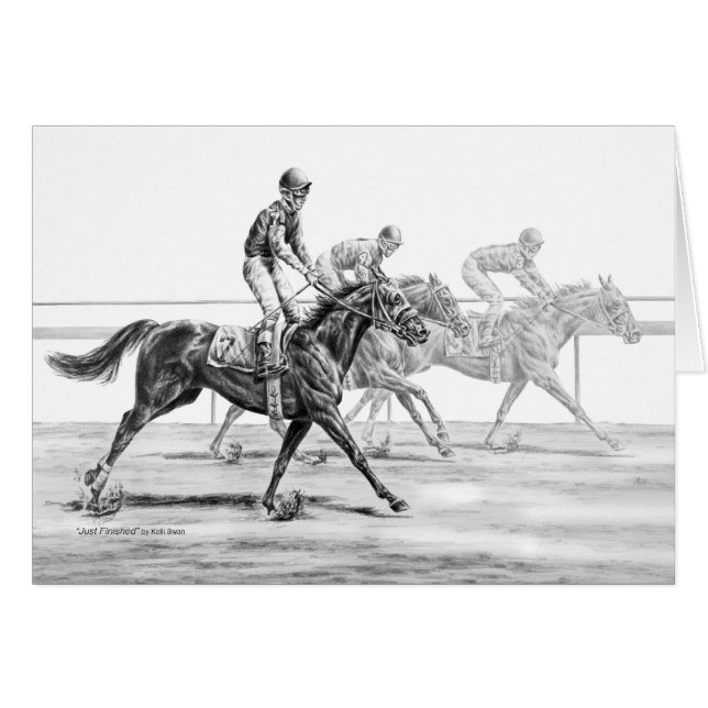 Race Finish von Kelli Swan (Vorderseite (Horizontal))