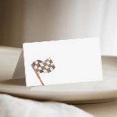 Race Flag Füllen in Buffet Platzkarte