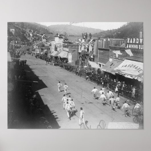 Race-Foto des Hubs-Hubs-Teams Poster (Vorne)