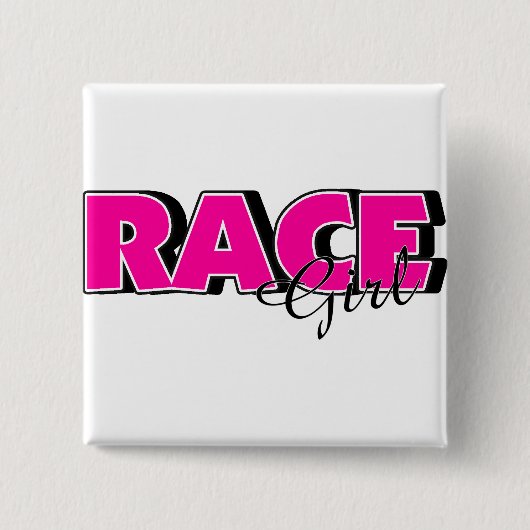 Race Girl Button (Vorderseite)