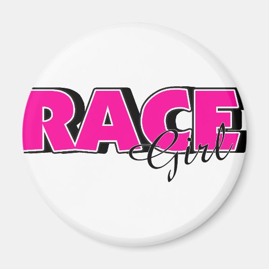 Race Girl Magnet (Vorne)