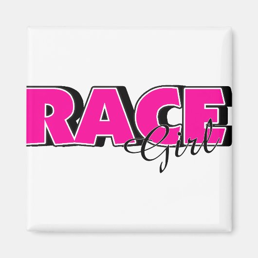 Race Girl Magnet (Vorne)