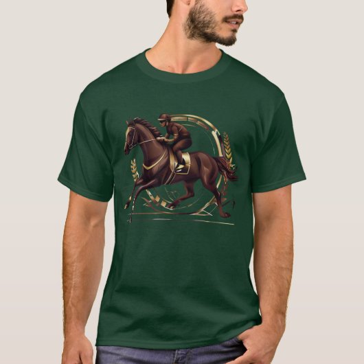 Race Horse Derby Party Geburtstag T-Shirt (Vorderseite)