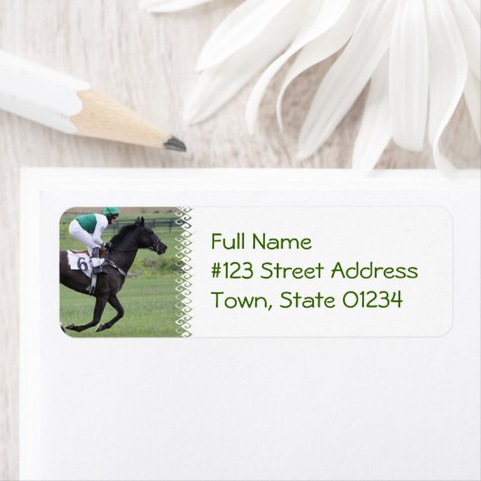 Race Horse Galloping Mailing Labels (Insitu)
