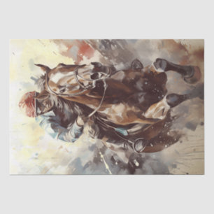 Race Horse Jockey Entschlossenheit Seidenpapier