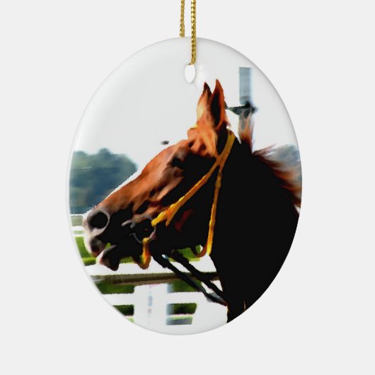 Race Horse Ornament (Rechts)