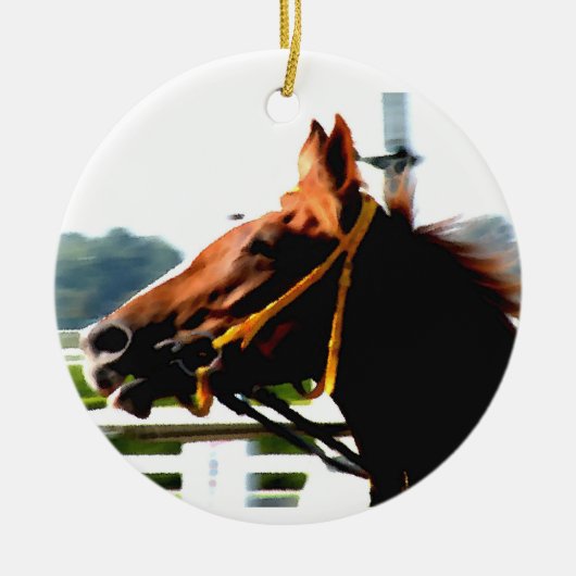 Race Horse Ornament (Vorne)
