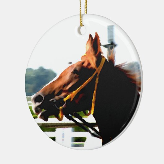 Race Horse Ornament (Links)