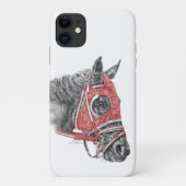 Race Horse Portrait Silks Case-Mate iPhone Hülle (Rückseite)