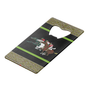 Race Horses Bottle Opener Geldbeutel Flaschenöffner