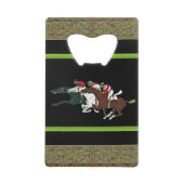 Race Horses Bottle Opener Geldbeutel Flaschenöffner (Rückseite)