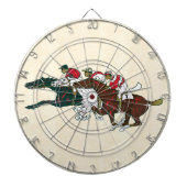 Race Horses Dart Board Dartscheibe (vorne)