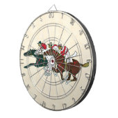 Race Horses Dart Board Dartscheibe (Vorderseite rechts)