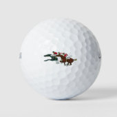 Race Horses Golf Ball (Vorderseite)