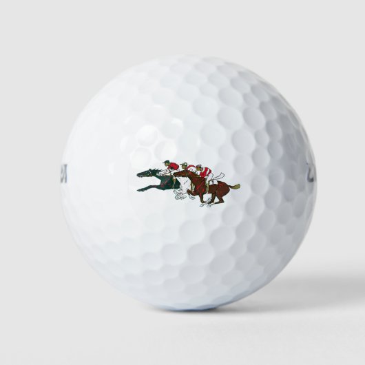 Race Horses Golf Ball (Vorderseite)