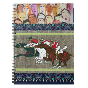 Race Horses Notebook Notizblock