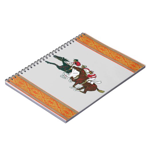 Race Horses Notebook Notizblock (Linke Seite)