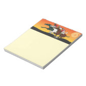 Race Horses Notepad Notizblock (Rotiert)